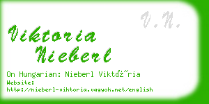 viktoria nieberl business card